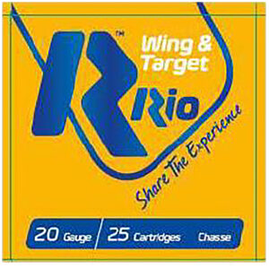 Rio Wing & Target 20 Gauge 2-3/4" 7/8oz 8 Shot Ammo - 25rd