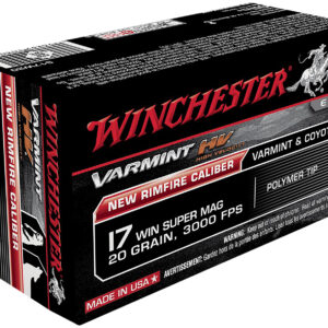 Winchester Varmint HV 17 WSM 20gr Polymer Tip Ammo - 50rd