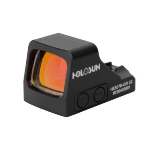 HOLOSUN MINI OPEN REFLEX GREEN DOT SIGHT - BLACK