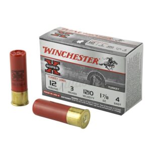 Winchester Super-X 12 Gauge 3" 1-7/8oz #4 Shot Turkey Load Ammo - 10rds
