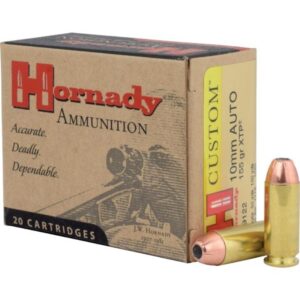 Hornady Custom 10MM Auto 155gr XTP HP Ammo - 20rds