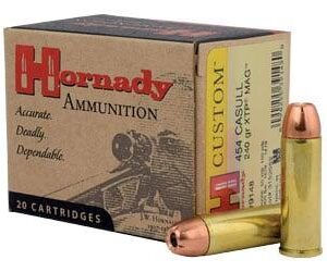 Hornady Custom 454 Casull 240gr XTP MAG Ammo - 20rds