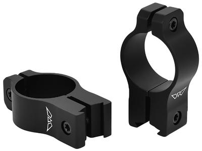 Warne Vapor 1" High Scope Rings For 3/8" Rimfire Dovetail