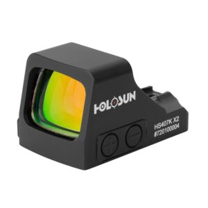Holosun HS407K X2 Black 6 MOA Red Dot