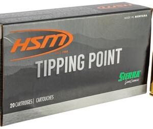 HSM Tipping Point 6mm Creedmoor 90gr Sierra GameChanger Ammo - 20rds