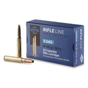 Prvi Partizan (PPU) 9.3x62mm Rifle Line 285gr SP Ammo - 20rds