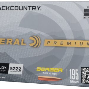 Federal Premium 7MM BackCountry 195gr Berger Elite Hunter Ammo - 20rd